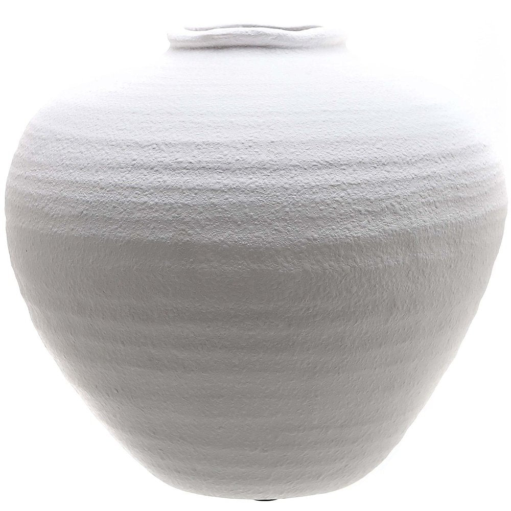 Hill Interiors Regola Matt Ceramic Vase In White