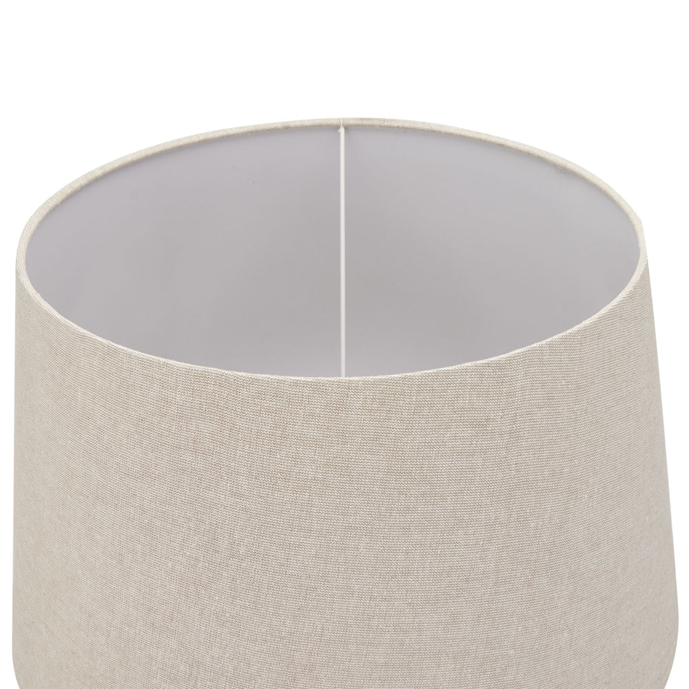 Product photograph of Hill Interiors Delaney Natural Wash Urn Lamp With Linen Shade from Olivia's.