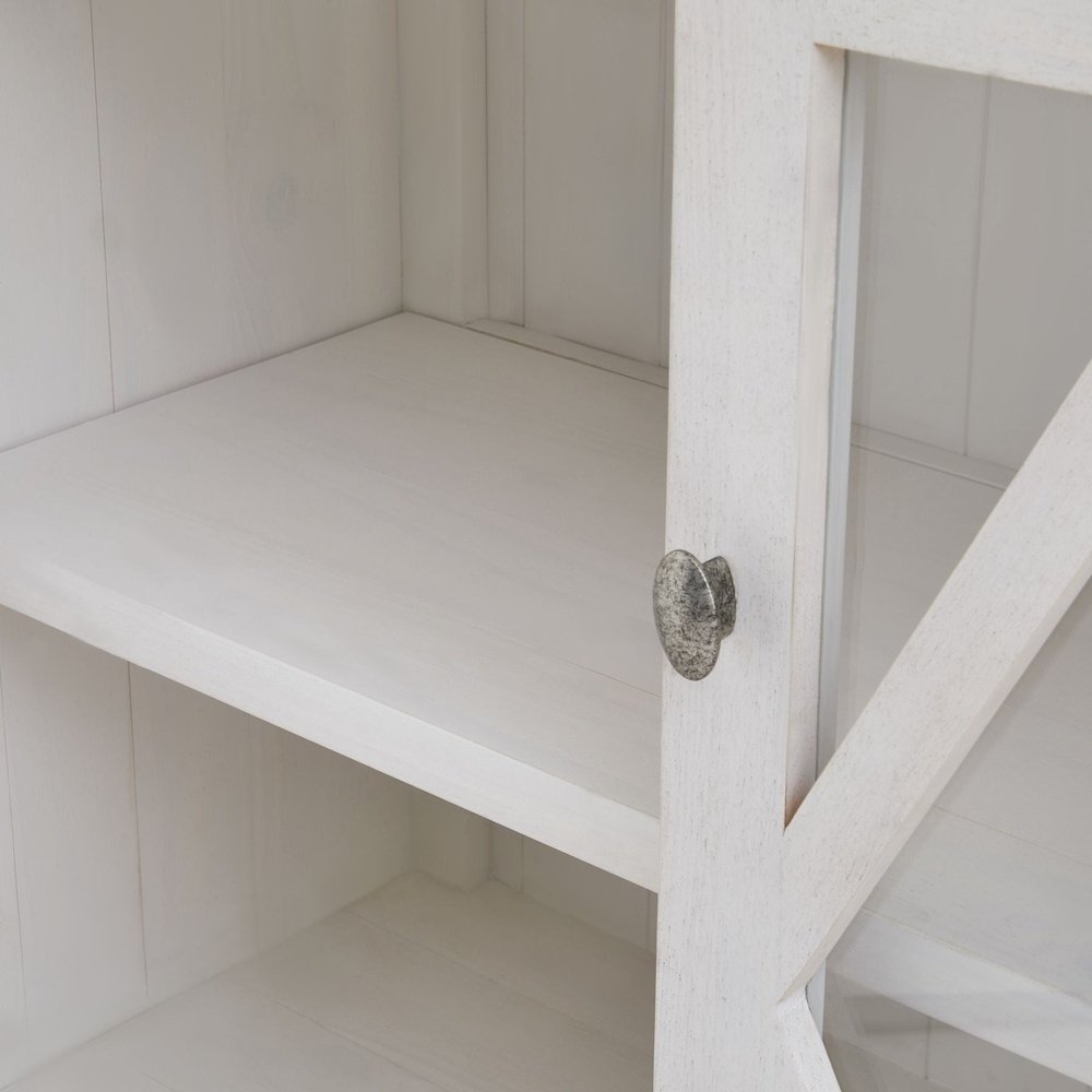 Product photograph of Hill Interiors Stamford Plank Collection Tall Display Cabinet from Olivia's.