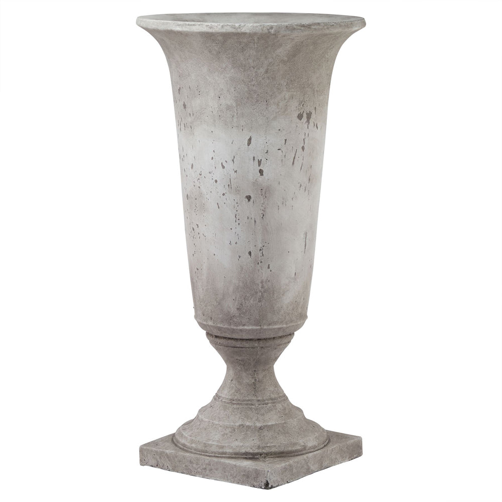Product photograph of Hill Interiors Tall Stone Effect Urn Planter from Olivia's