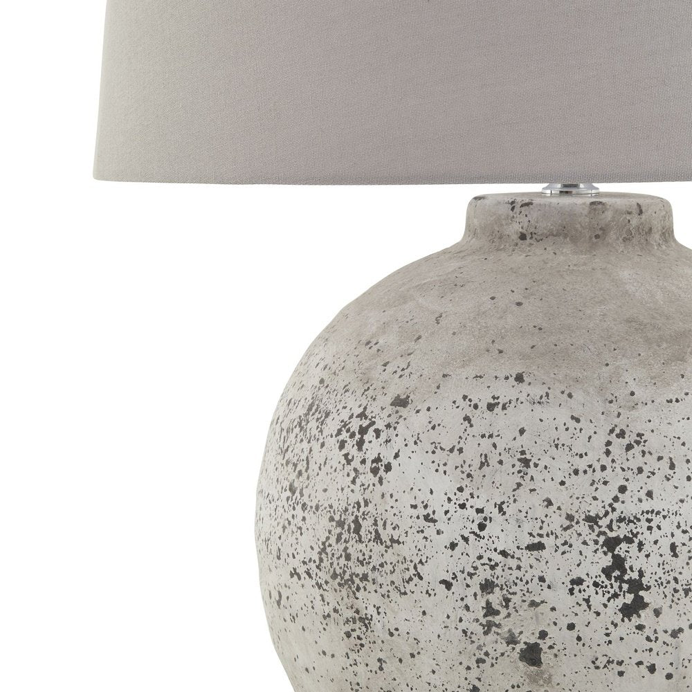 Product photograph of Hill Interiors Tiber Large Stone Ceramic Lamp from Olivia's.