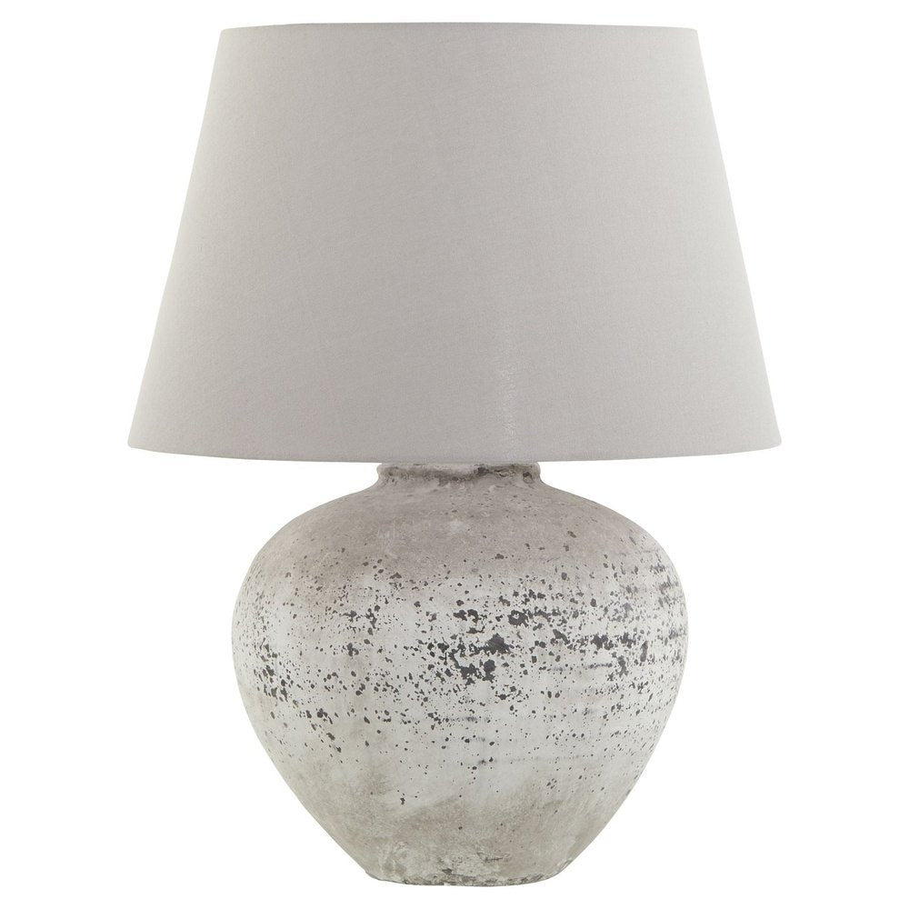 Product photograph of Hill Interiors Regola Large Stone Ceramic Lamp from Olivia's