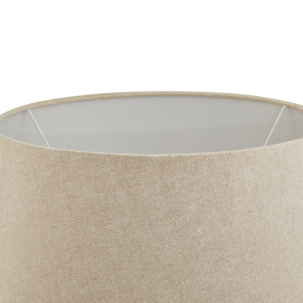 Product photograph of Hill Interiors Conical Wicker Table Lamp With Linen Shade from Olivia's.