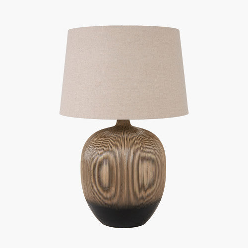 Product photograph of Olivia S Tanya Textured Ceramic Table Lamp from Olivia's