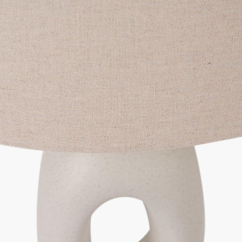 Product photograph of Olivia S Lila Natural Organic Tall Ceramic Table Lamp from Olivia's.
