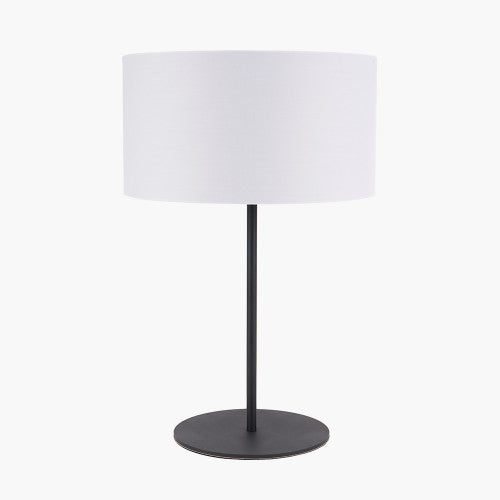 Olivias Eleni Matt Black Ivory Table Lamp