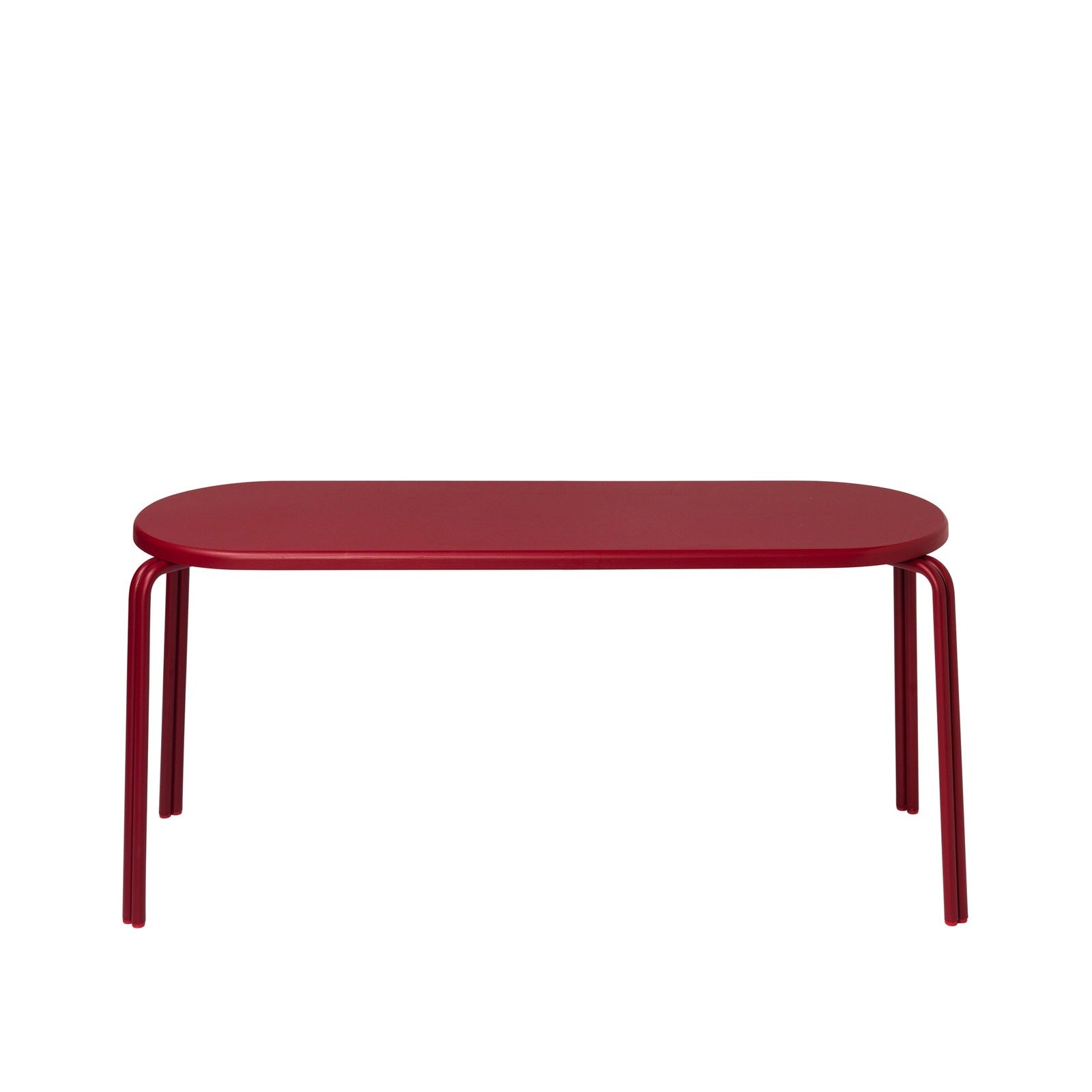 Product photograph of Broste Copenhagen Oda Bench In Red Brown from Olivia's.