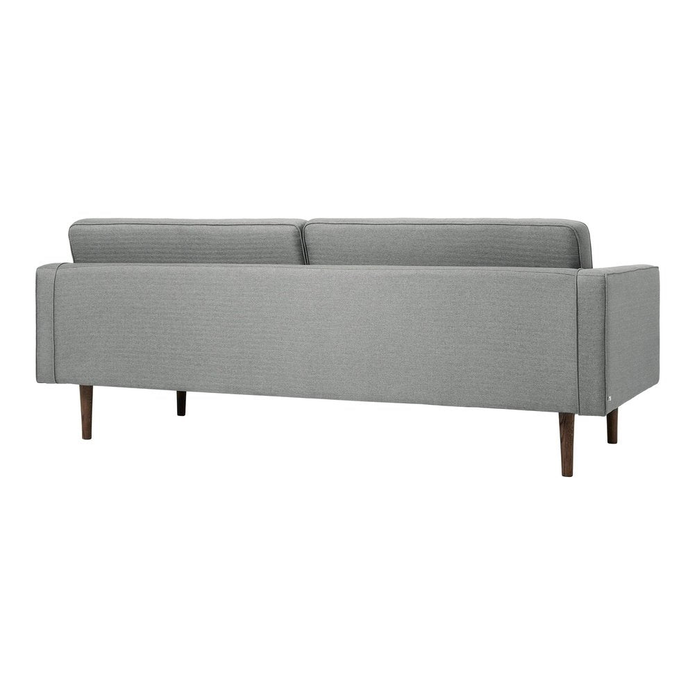 Product photograph of Broste Copenhagen Wind 2 -seater Sofa In Grey from Olivia's.