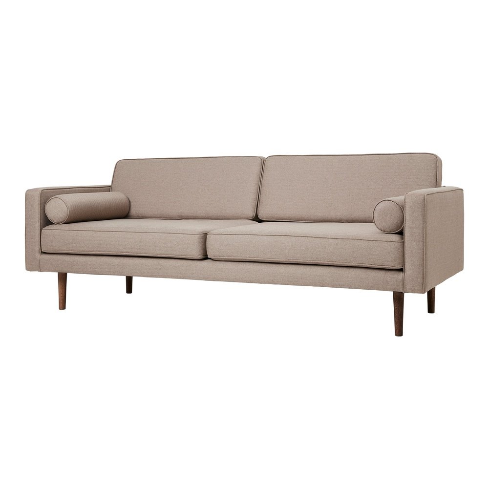 Product photograph of Broste Copenhagen Wind 2 -seater Sofa In Beige from Olivia's.