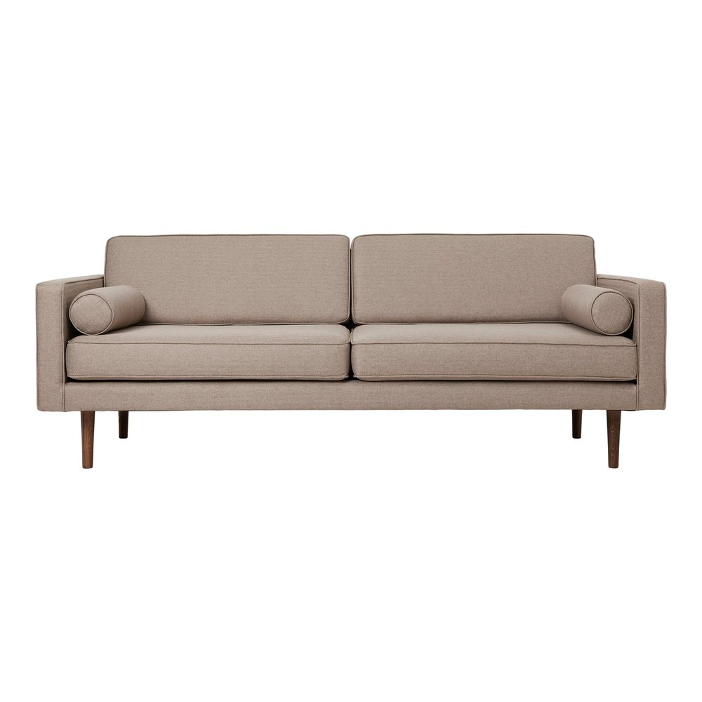 Product photograph of Broste Copenhagen Wind 2 -seater Sofa In Beige from Olivia's