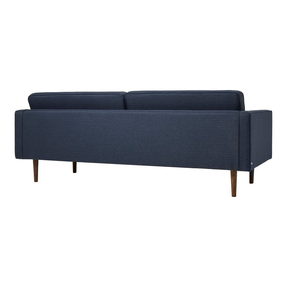 Product photograph of Broste Copenhagen Wind 2 -seater Sofa In Navy from Olivia's.