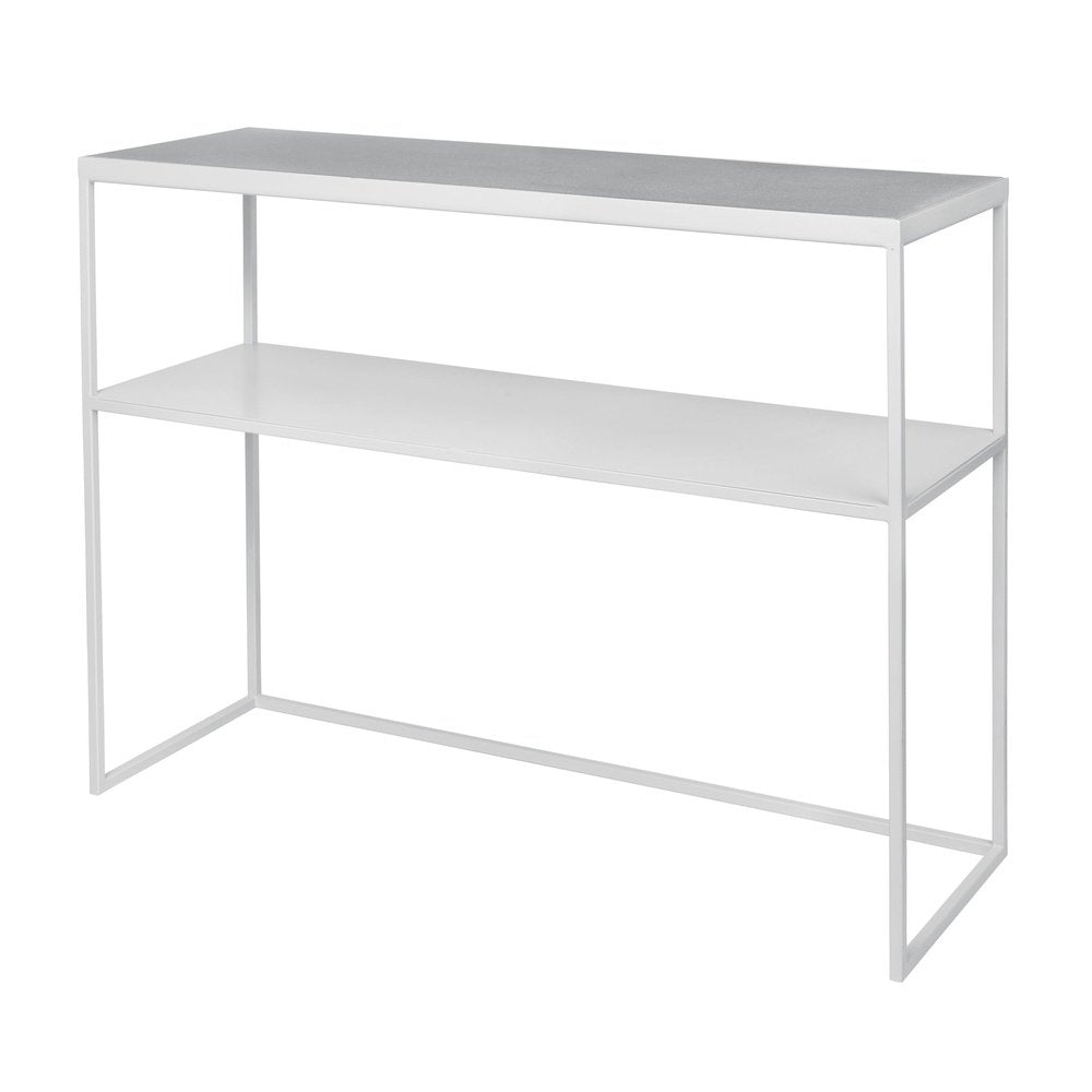 Product photograph of Broste Copenhagen Tilde Console Table In Grey White from Olivia's