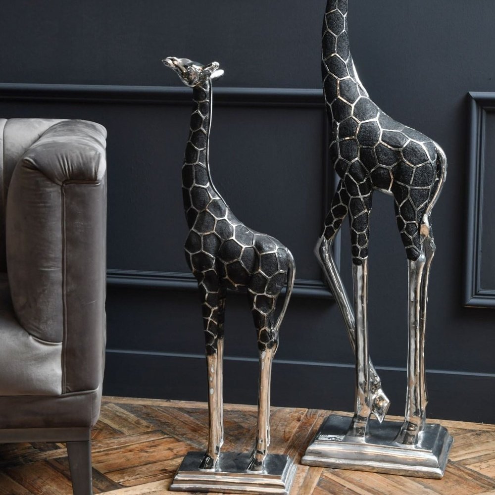 Product photograph of Libra Interiors Giant Giraffe Sculpture Head Forward from Olivia's.