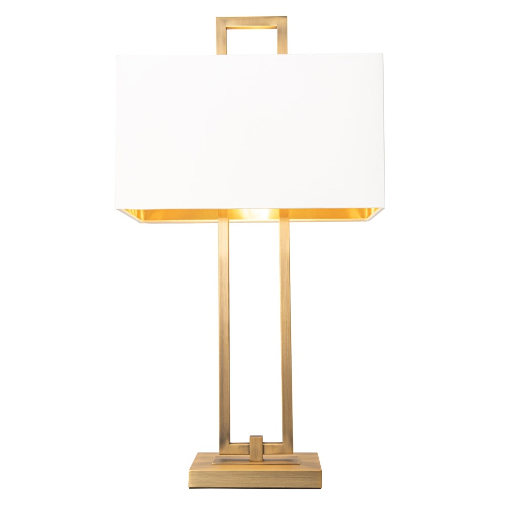 Product photograph of Rv Astley Danby Table Lamp In An Antique Brass Finish from Olivia's.