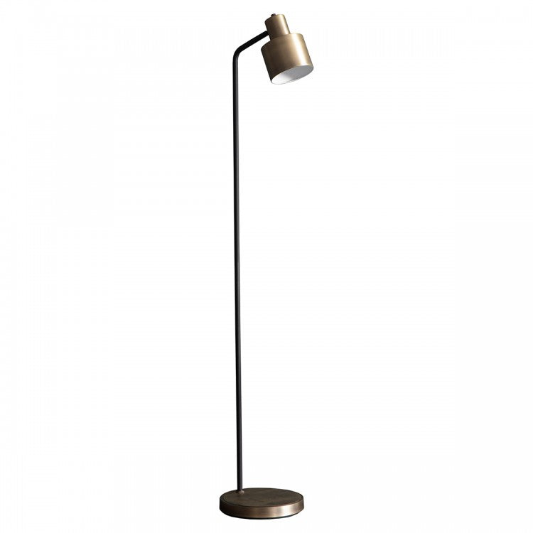 Product photograph of Gallery Interiors Selva Floor Lamp Silver from Olivia's