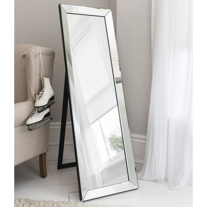 Product photograph of Gallery Interiors Luna Cheval Mirror from Olivia's.