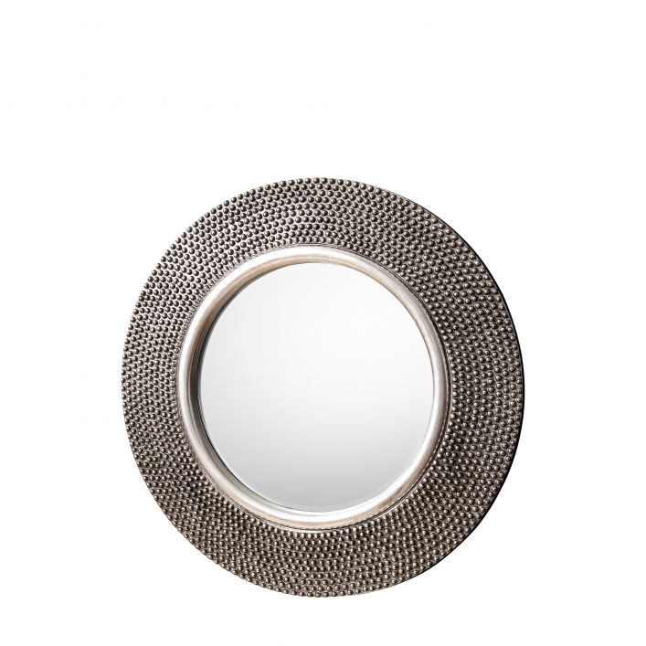 Product photograph of Gallery Interiors Whittington Mirror In Silver from Olivia's
