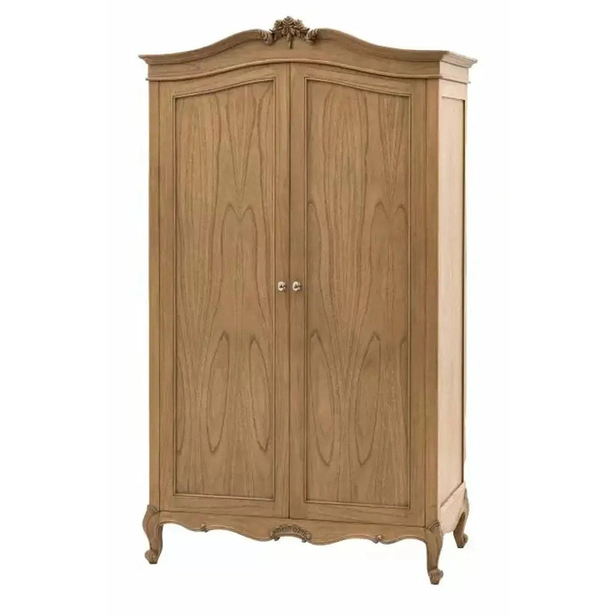 Product photograph of Gallery Interiors Chic 2 Door Weathered Wardrobe from Olivia's.