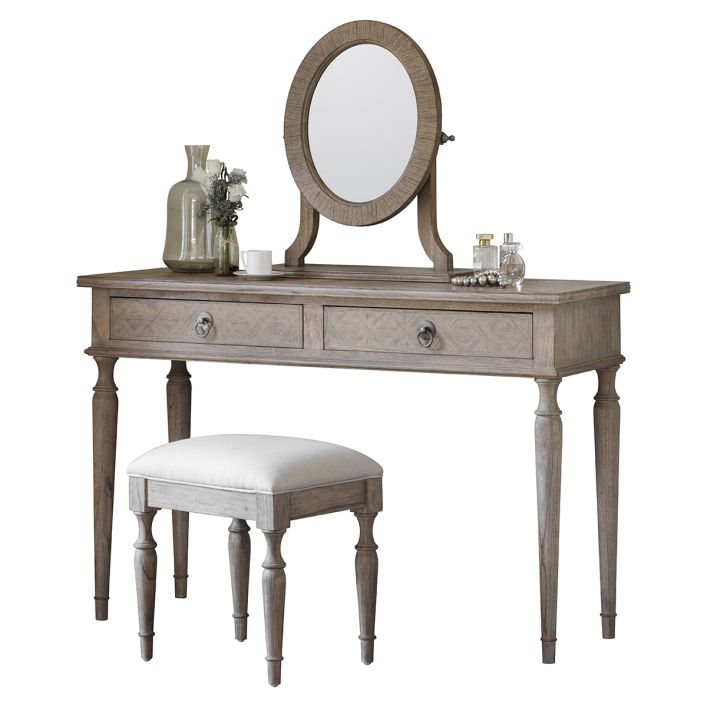 Product photograph of Gallery Interiors Mustique Dressing Table from Olivia's.