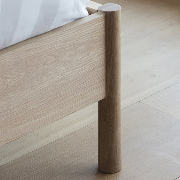 Product photograph of Gallery Interiors Wycombe Spindle Bed Outlet King Natural from Olivia's.