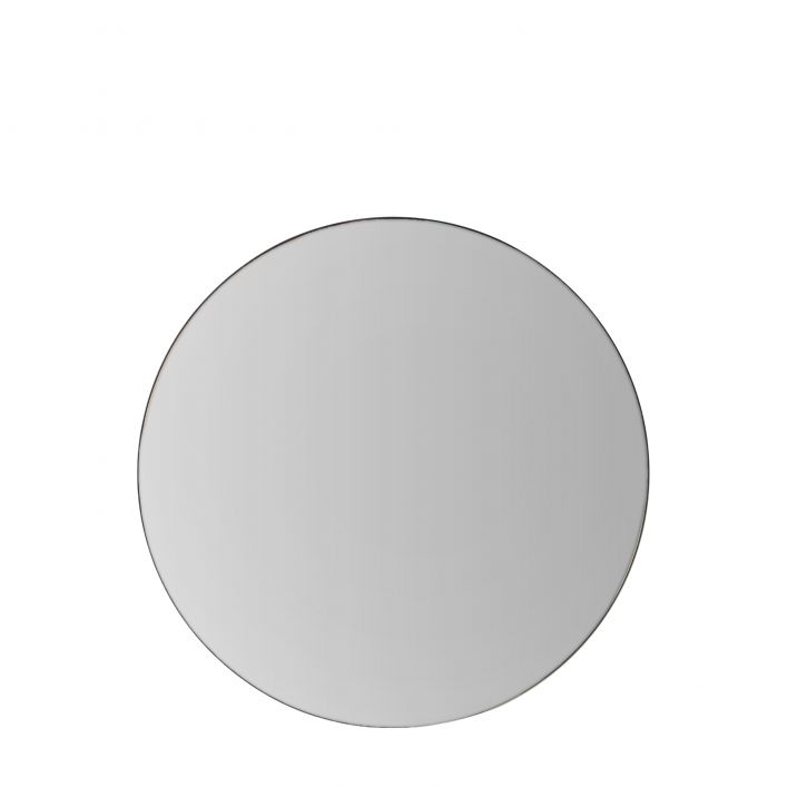 Product photograph of Gallery Interiors Hayle Round Mirror In Black from Olivia's