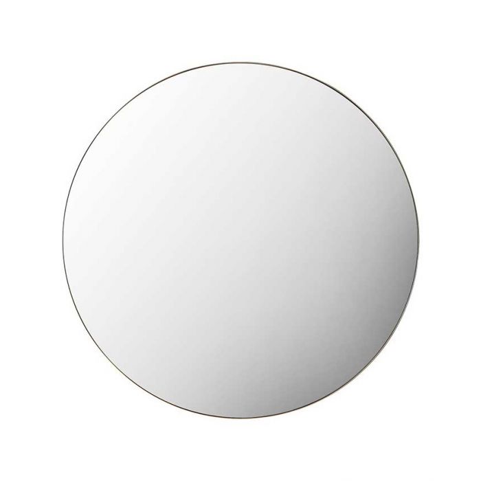 Product photograph of Gallery Interiors Bowie Round Mirror Champagne from Olivia's