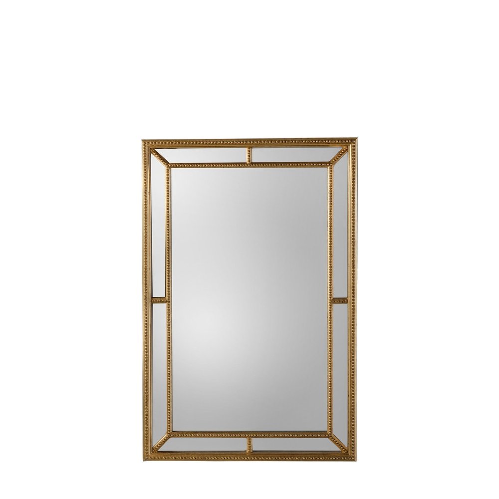 Product photograph of Gallery Interiors Sinatra Mirror In Gold Gold Round from Olivia's
