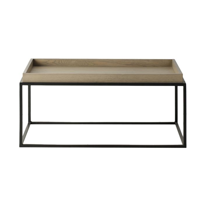 Product photograph of Gallery Interiors Forden Tray Coffee Table In Grey from Olivia's