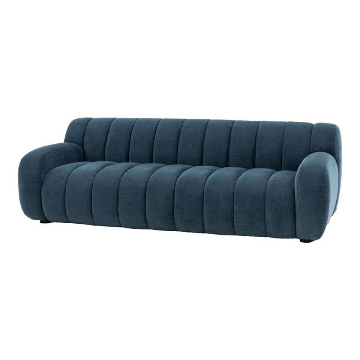 Product photograph of Gallery Interiors Cresta 3 Seater Sofa In Dusty Blue from Olivia's