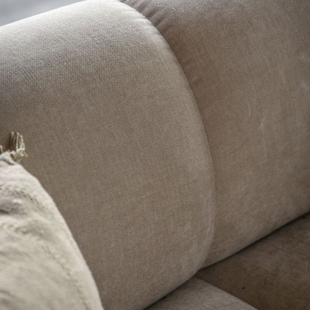 Product photograph of Gallery Interiors Alton 3 Seater Sofa In Cream from Olivia's.