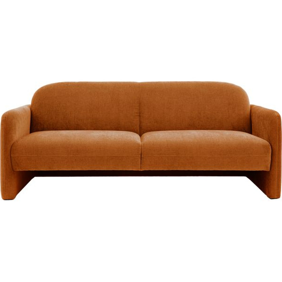 Product photograph of Gallery Interiors Magna 3 Seater Sofa In Amber from Olivia's.