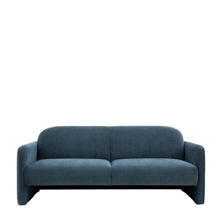Product photograph of Gallery Interiors Magna 3 Seater Sofa Dusty In Blue from Olivia's