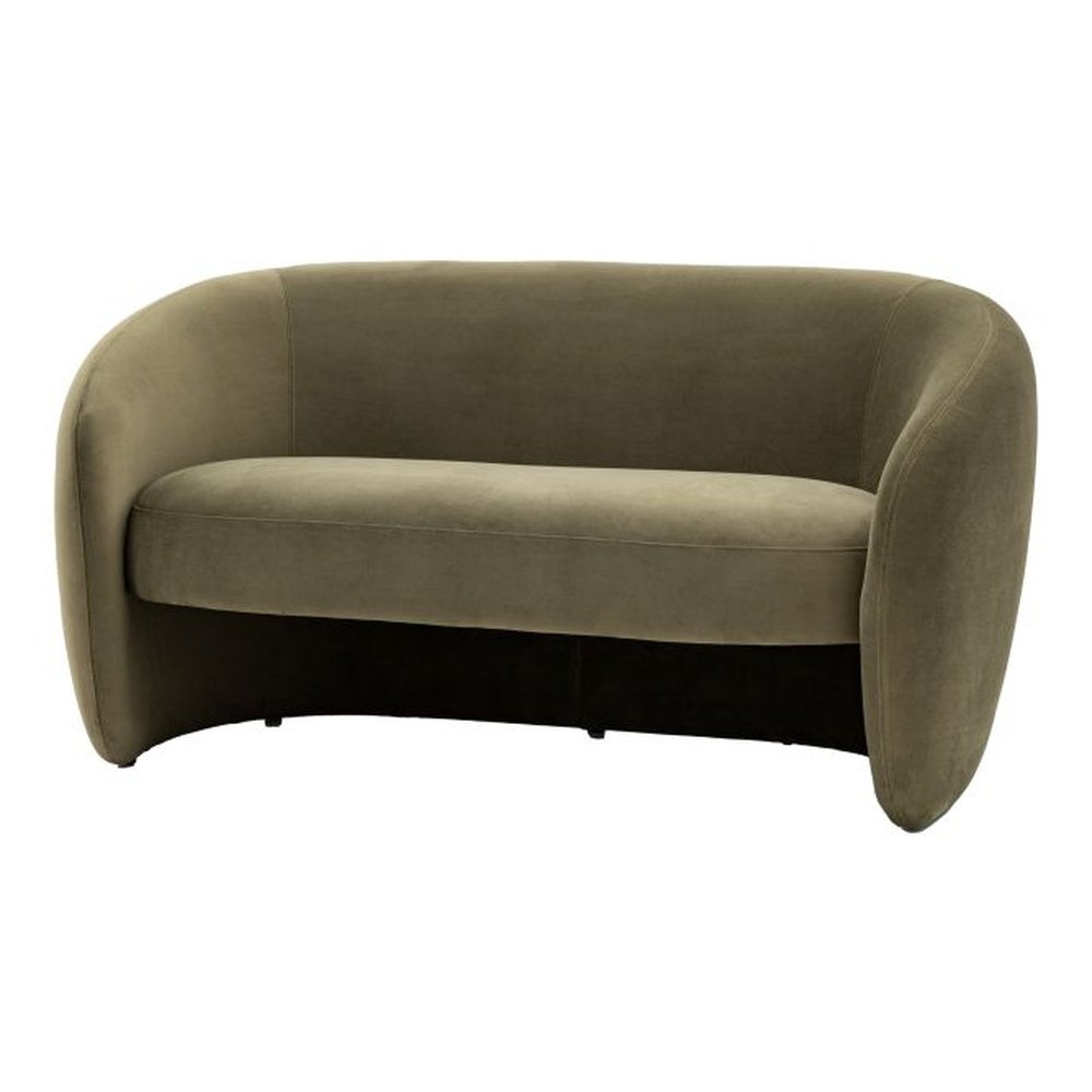 Product photograph of Gallery Interiors Canto 2 Seater Sofa In Moss Green from Olivia's