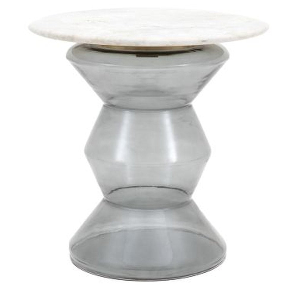 Product photograph of Gallery Interiors Tuscany Clear Side Table from Olivia's