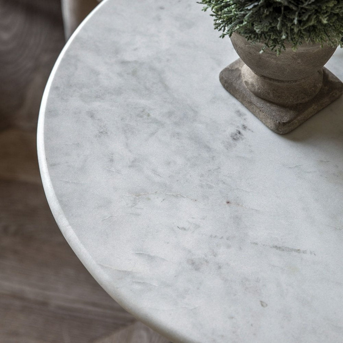 Product photograph of Olivia S Studio Tuscany Clear Side Table from Olivia's.