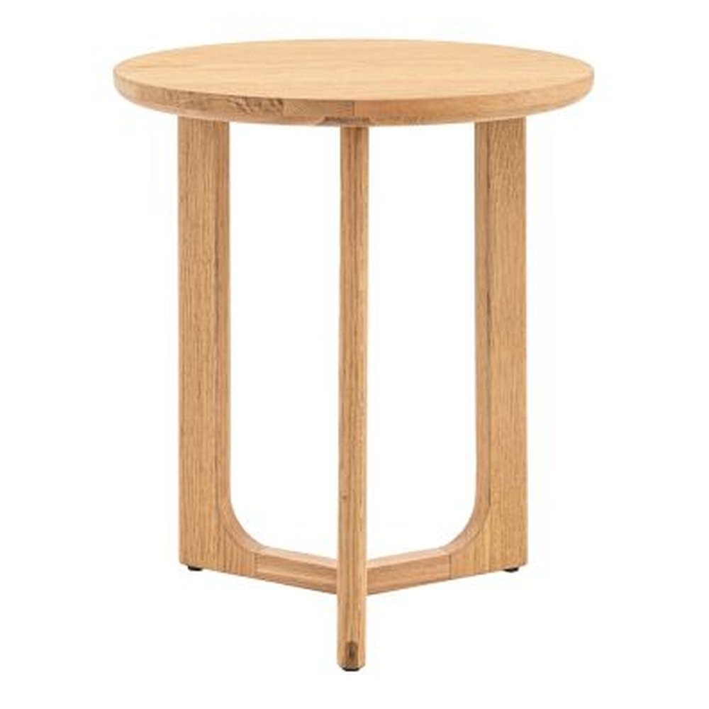 Product photograph of Gallery Interiors Croft Side Table In Natural from Olivia's