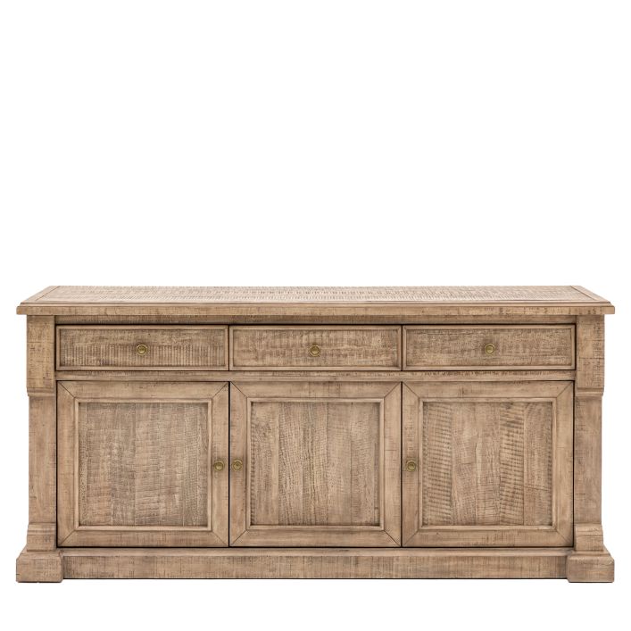 Product photograph of Gallery Interiors Newbury 3 Door 3 Drawer Sideboard from Olivia's