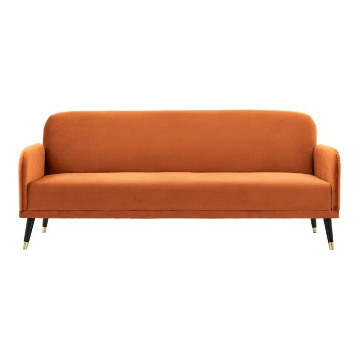 Product photograph of Gallery Interiors Nelson Sofa Bed In Rust from Olivia's.