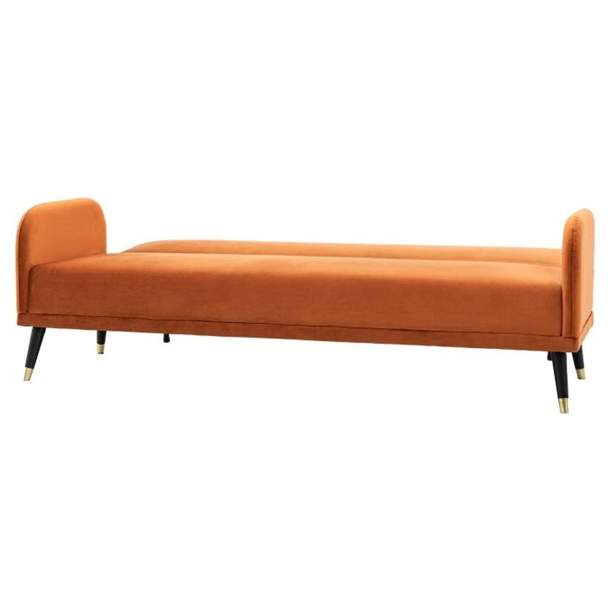 Product photograph of Gallery Interiors Nelson Sofa Bed In Rust from Olivia's.