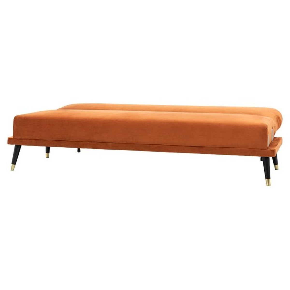 Product photograph of Gallery Interiors Nelson Sofa Bed In Rust from Olivia's.