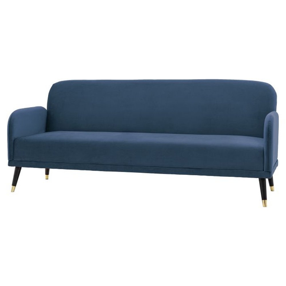 Product photograph of Gallery Interiors Nelson Sofa Bed In Cyan from Olivia's