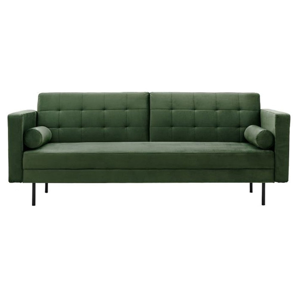 Product photograph of Gallery Interiors Leighton Sofa Bed In Bottle Green from Olivia's.