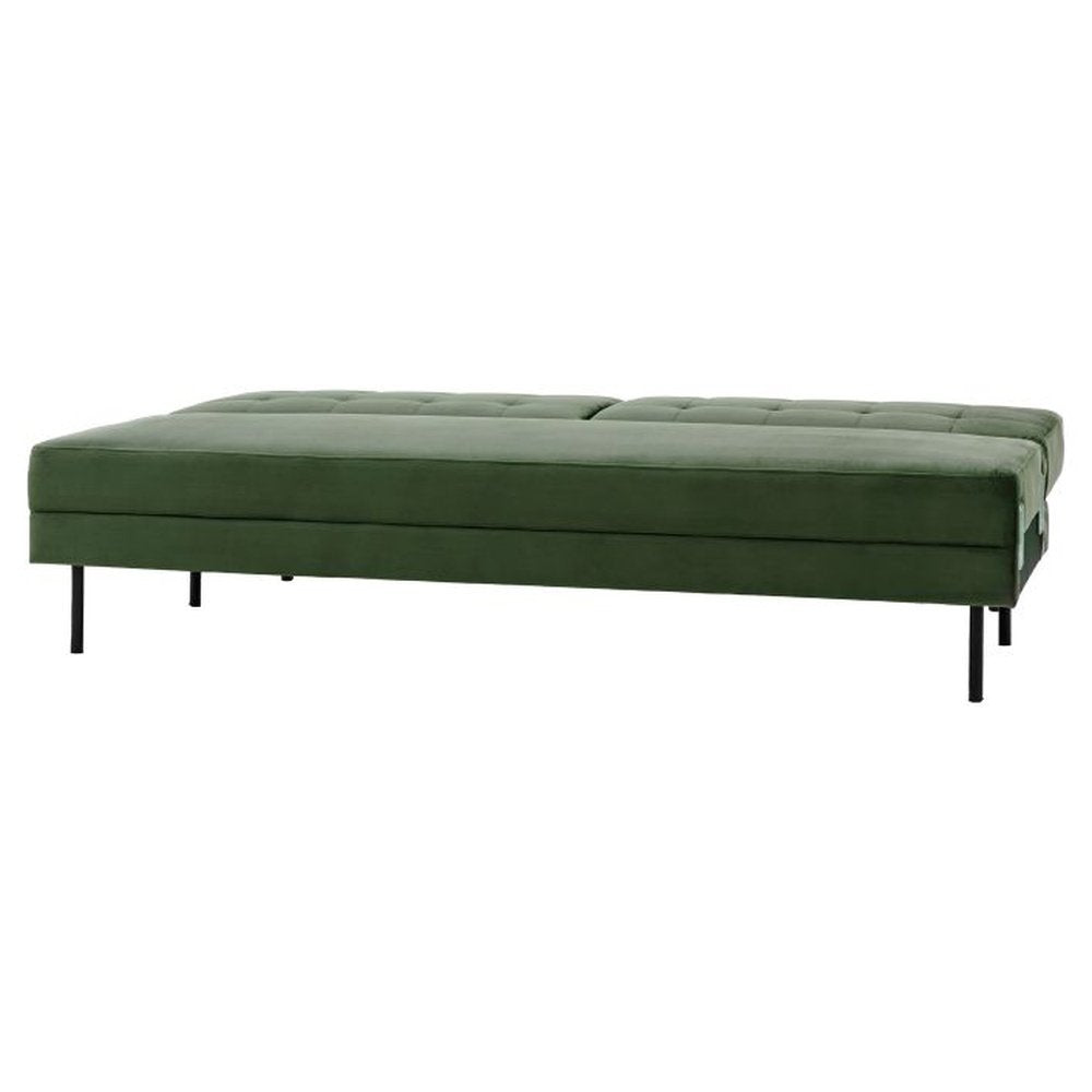 Product photograph of Gallery Interiors Leighton Sofa Bed In Bottle Green from Olivia's.