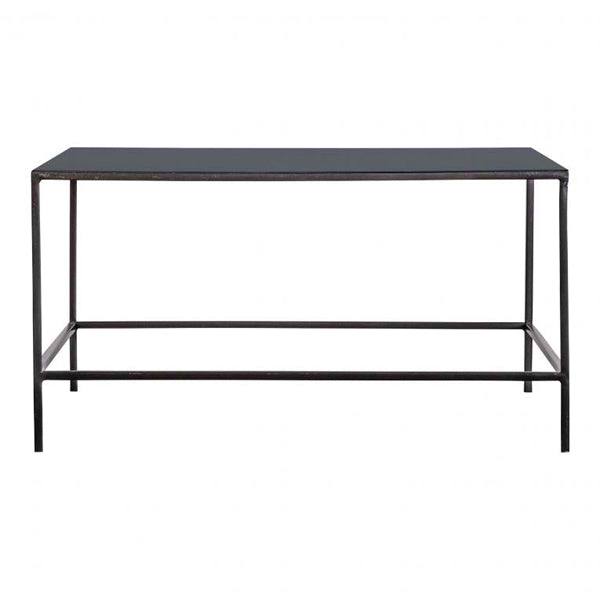 Product photograph of Gallery Interiors Mellieha Coffee Table In Dark Grey Outlet from Olivia's