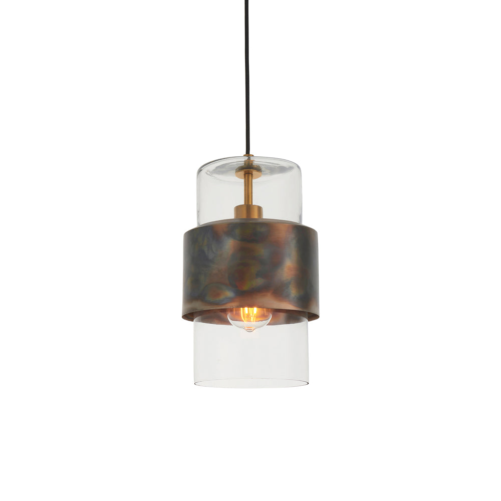 Product photograph of Olivia S Alanna Pendant Light In Light Bronze Outlet from Olivia's.