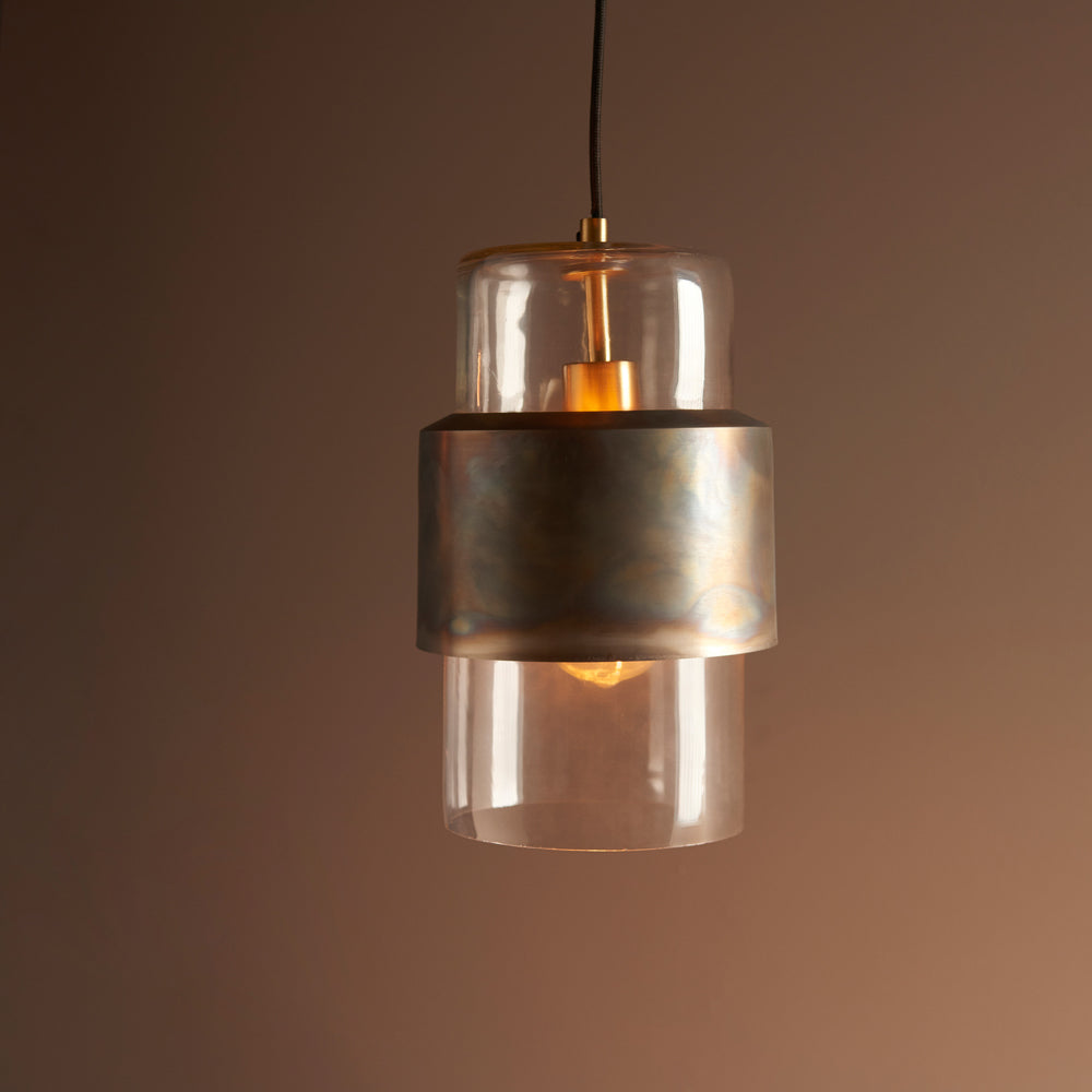 Product photograph of Olivia S Alanna Pendant Light In Light Bronze Outlet from Olivia's