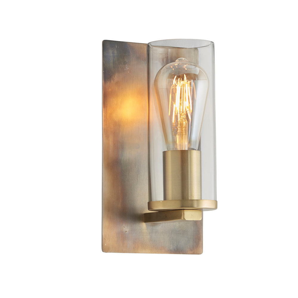 Product photograph of Olivia S Alanna Wall Light In Light Bronze Outlet from Olivia's.