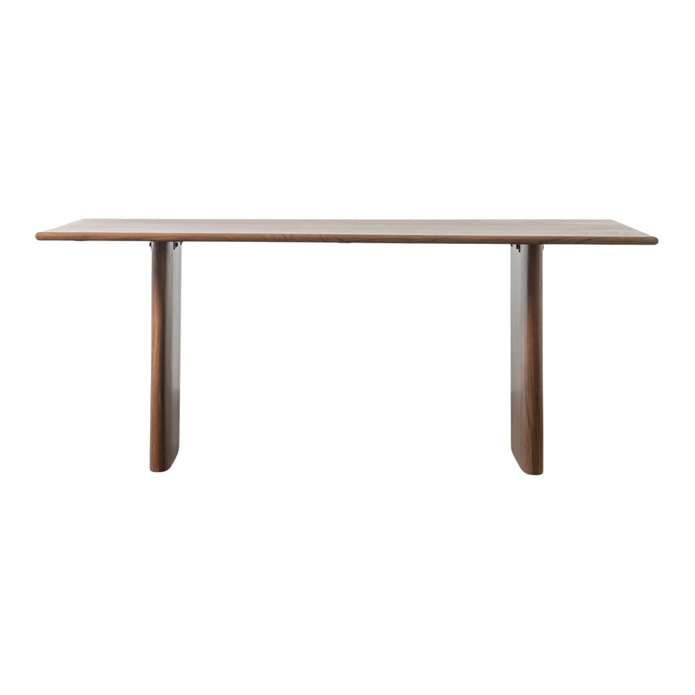 Product photograph of Gallery Interiors Mina 6 Seater Dining Table Natural Outlet Small from Olivia's