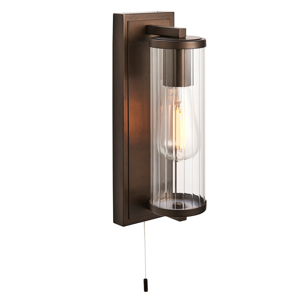 Product photograph of Olivia S Christel Bathroom Wall Light In Bronze Outlet from Olivia's.