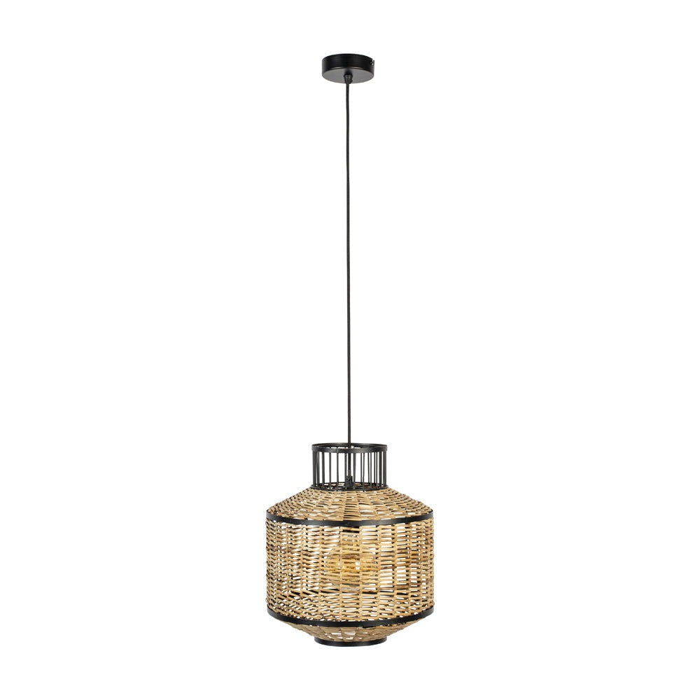Product photograph of Olivia S Nordic Living Collection - Celina Pendant Lamp In Black Outlet Large from Olivia's